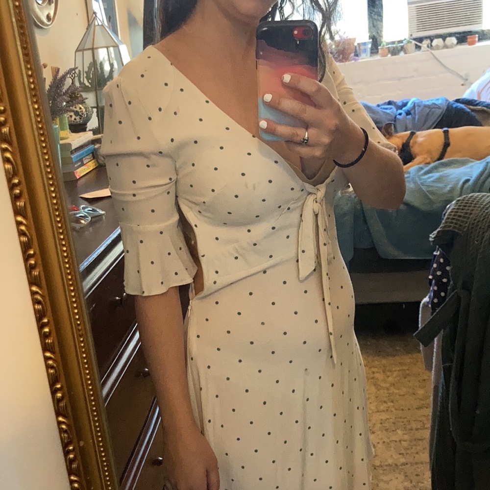 Low cut Free People mini dress